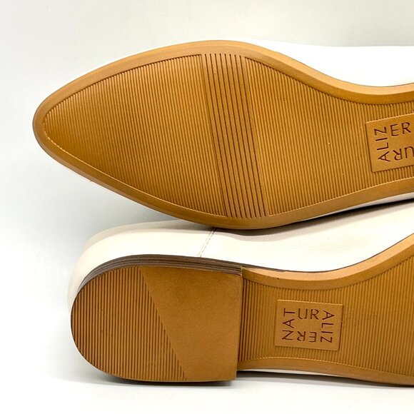 Naturalizer‎ Womens Size 7 7M Lorna Bone Cream Leather Flats Loafers Shoes - Picture 9 of 11